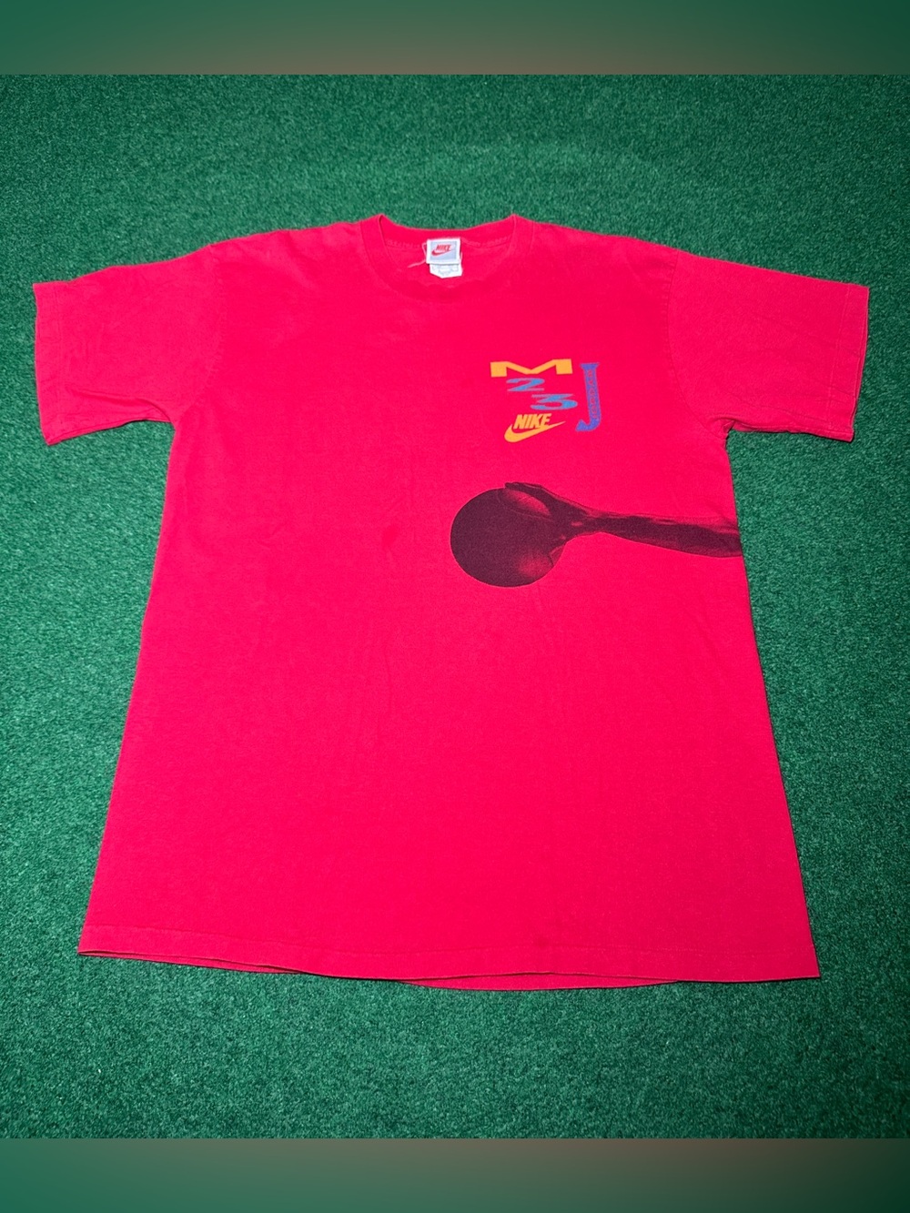 Jordan Nike Vintage T Shirt 90s Michael Jordan XL Hip Hop Basketball Shirt 21x30
